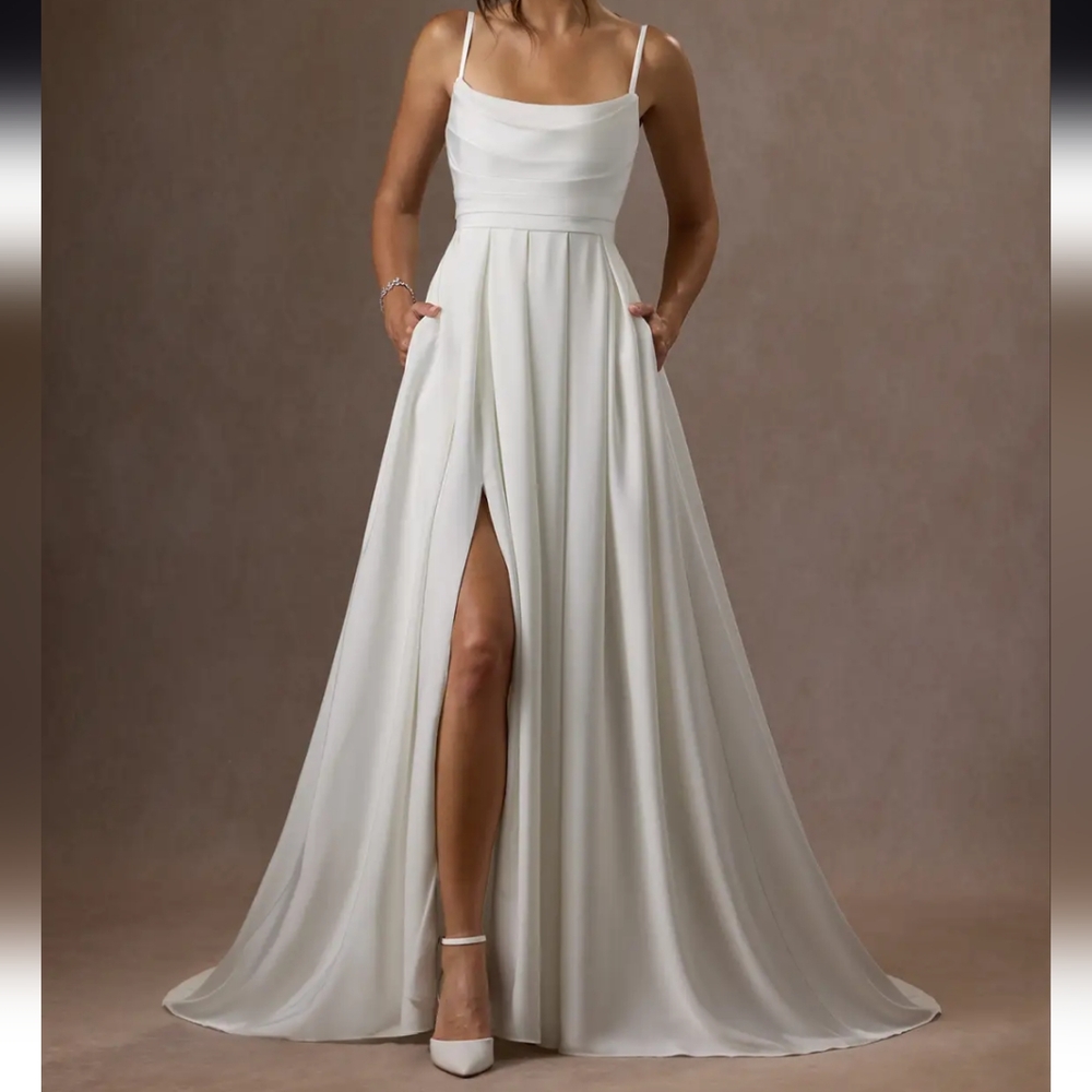 Azazie Caymus A-line Ballgown Wedding Dress